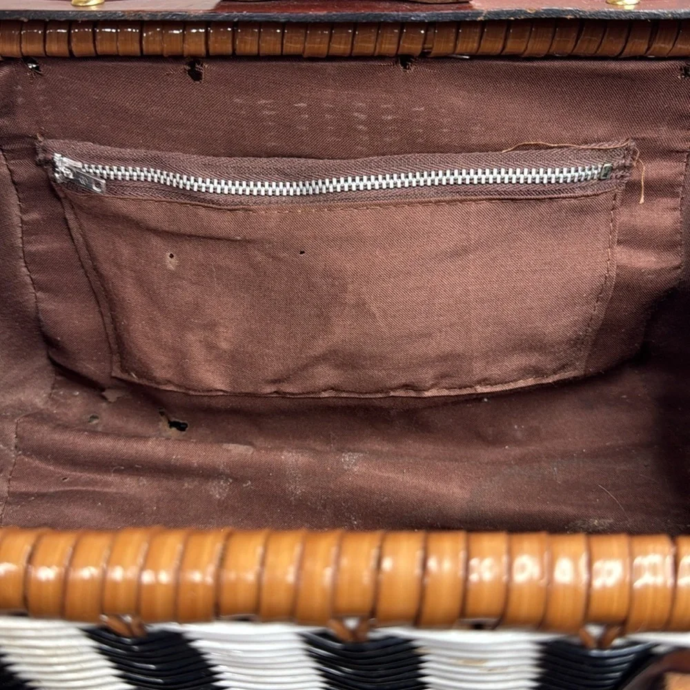Vintage Styled by Encore Woven Clamshell Handbag